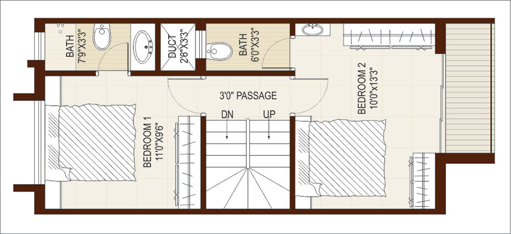 Row house  - First Floor